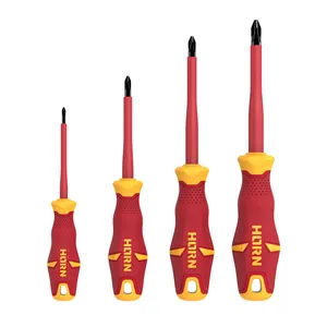 Wholesale good quality CRV 4pcs Insulated Slotted Phillips Voltage Tester Screwdriver Set Insulated Screwdrivers 1000v