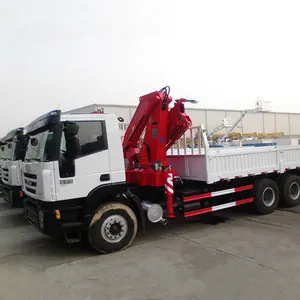 छोटे हाइड्रोलिक लिफ्ट मशीन 10 टन अंगुली बूम ट्रक घुड़सवार क्रेन - Product Image 1