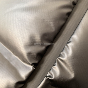 Piumino Bomber da Uomo Personalizzato Casual Invernale Leggero e Caldo in Piuma d'Anatra con Cappuccio Colore Nero - Product Image 3