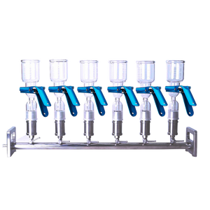 Funil de Aço Inoxidável De filtragem A Vácuo de laboratório 3 manifolds way - Product Image 5