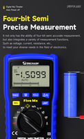 Multimeter Digital presisi tinggi, alat perbaikan pengukur AVO, meteran Universal AVO, Anti bakar, cerdas, Multimeter Digital, Five Mx, TERBARU