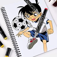 Stylo marqueur de dessin pour étudiants, fournitures de peintre à double pointe 262 marqueurs de couleur
