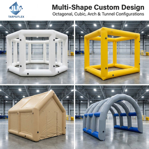 Columna Estructural Inflable de PVC de Alta Presión Jinlong de 0.7mm, Viga de Aire Soldada sin Costuras para Exposiciones - Product Image 6
