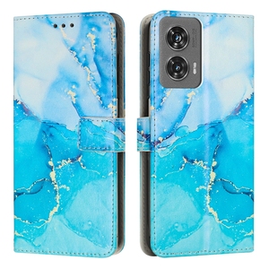 Étui portefeuille en cuir marbré pour MOTO G75 S50 5G Edge 50 NEO Fusion Ultra Pro 5G G55 G35 G85 2024 5G <span class=keywords><strong>G</strong></span> Stylus Power Play 4G Cover - Product Image 4