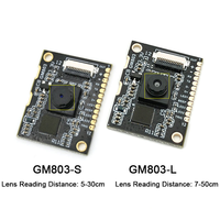 Módulo Lector de Códigos de Barras GM803-S UART USB, Distancia de Lectura de 5-30 cm, DC3.3V, Lector de Códigos QR 1D GM803-L para Android Arduino