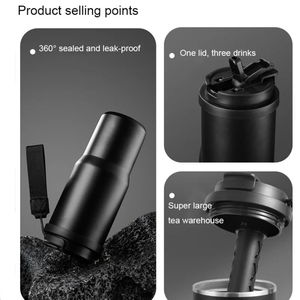 25oz Stainless Steel Vacuum Insulated Tumbler with <b>Straw</b> <b>Lid</b> Leakproof Travel Coffee Mug Portable Gift <b>Cup</b> for Office Outdoor - Product Image 3