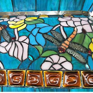 Lámpara Colgante de Vidrio con Diseño de Libélula de 41 Pulgadas, Lámpara de Araña de 4 Luces para Comedor y Salas de Billar, Incluye Tamaño Mediano - Product Image 3