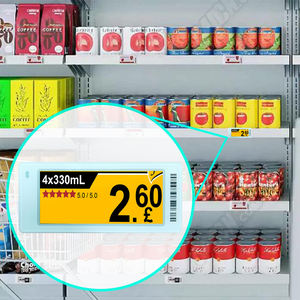 Étiquettes de prix électroniques avec écran couleur E-Paper, système ESL/EAS, clips de fixation pour étagères, porte-étiquettes de présentation, porte-étiquettes de prix - Product Image 5