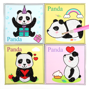 <span class=keywords><strong>Panda</strong></span> DIY Animal DiamondPainting 3D Autocollants Faits À La Main Arts Artisanat Kits <span class=keywords><strong>Peinture</strong></span> <span class=keywords><strong>par</strong></span> Numéros Diamants Jouets Pour Enfants - Product Image 2