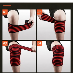 Genouillère de protection professionnelle réglable en néoprène résistant à l'usure avec fermeture auto-agrippante pour la musculation et le fitness - Unisexe - Product Image 5