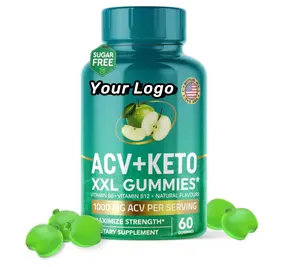 L'aceto di sidro di mele Gummies Keto ACV Gummies perdita di peso sano salute digestiva Detox su misura etichettate gummies vegan