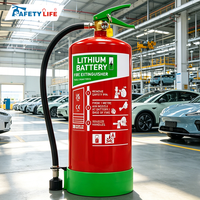 Extincteur à batterie au lithium écologique, système intelligent de suppression d'incendie pour EV, ESS et stockage d'énergie solaire