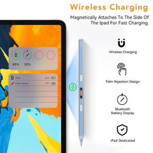 Bolígrafos Stylus de carga inalámbrica magnética más vendidos con logotipo personalizado bolígrafo táctil <span class=keywords><strong>para</strong></span> Apple <span class=keywords><strong>iPad</strong></span> Pencil Tablet Stylus pen - Product Image 4