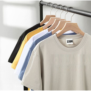 T-shirt di alta qualità 100% cotone nero scrivere Stock stampato logo personalizzato a tracolla T-shirt uomo bianche T-shirt per uomo - Product Image 4