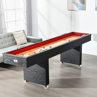 Tables de shuffleboard (Shuffle-Puck) de luxe importées de haute qualité en panneaux de densité, vente directe usine, pour divertissement et team building