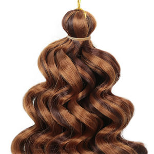 Italia Curl Crotchet Hair 12 pulgadas para mujeres Sintético <span class=keywords><strong>Corto</strong></span> Boho <span class=keywords><strong>Trenzas</strong></span> Extensiones de <span class=keywords><strong>cabello</strong></span> <span class=keywords><strong>Cabello</strong></span> trenzado rizado profundo - Product Image 4