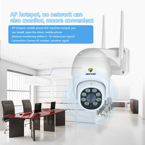 Cámara Exterior Inalámbrica con Soporte P2P, Audio Bidireccional, Distancia IR de 40M, Red PTZ RJ45/Wifi, Domo, 3MP, CCVT, Cámara <span class=keywords><strong>IP</strong></span> - Product Image 4