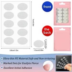 Оригинальная пластырь для поддержки ушей для проколотых ушей защищает здоровые мочки от разрыва-120 пластыри