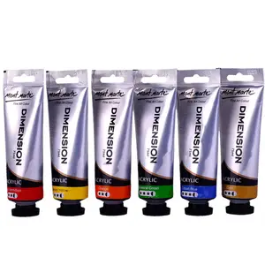 48 colors 75ml acrylic paint set The studio uses hand painting to create high-plastic acrylic paint