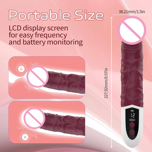 Vibrador con pantalla LCD, 12 modos de vibración, consolador, juguete sexual femenino, juguete para adultos, consolador vibrador femenino, consolador, juguete sexual. - Product Image 6