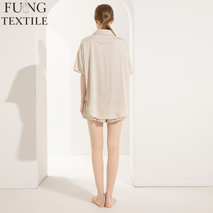 FUNG 6035 Conjuntos de Pijama Personalizables con Logotipo, en Paquetes al por Mayor, con Ribete de Charmeuse, Estilo Vintage, Aptos para Maternidad - Product Image 4