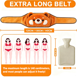<span class=keywords><strong>Bouillotte</strong></span> en peluche en forme d'animal, nouveau design, avec <span class=keywords><strong>ceinture</strong></span> de maintien, vente en gros - Product Image 2