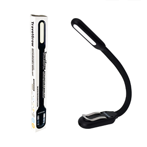 Lámpara de Lectura LED con Clip, Recargable por USB, Flexible, Directo de Fábrica, Blanca, para Uso en Dormitorio - Product Image 1