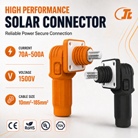 Connecteur d'alimentation étanche IP67 à courant élevé 70A-500A, connecteur de borne de batterie au lithium 1500V pour système de stockage d'énergie