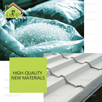 Tuiles de toiture en PVC creuses à surface ASA moderne, texture mate, résistantes aux rayures, faciles à nettoyer, pour hôtels et parcs