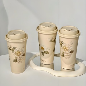 Wholesale Factory Customized Single Wall Disposable Coffee Cups 12Oz 16Oz 24Oz Printed Paper Cups For Cold & Hot Beverages