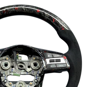 Volante Deportivo de Fibra de Carbono Real Personalizado YTcarbon para <span class=keywords><strong>Xceed</strong></span> GT, Accesorios Interiores para Auto - Product Image 2