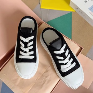 Baskets en toile épaisses à plateforme pour femmes, à lacets, blanches, décontractées, pour la marche, avec logo personnalisé, respirantes, pour usage quotidien, vente en gros - Product Image 5
