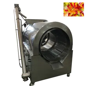 Jelly Gummy Candy Oppervlak Olie Controle Coating Machine