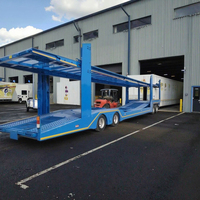 Prix d'usine Ascenseur hydraulique à 2 essieux Transporteur de voiture Semi-remorque Capacité de 8 unités pour le transport de voiture pour l'utilisation de semi-camion
