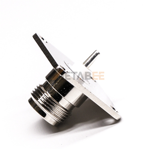 N Femelle 7/16 Din Jack <span class=keywords><strong>Socket</strong></span> 4 Trous Montage sur panneau Soudure Connecteur Rf Connecteurs Rf pour Soudure - Product Image 2