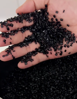 PC ABS GF20 Hitam Serat Kaca Diperkuat Polikarbonat ABS Plastik Modifikasi Pelet Bahan Baku Industri