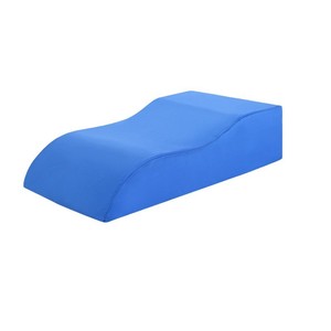 Footrest Pillow For Pregnant Women And Elderly Non Slip Elevated Leg Support <b>Cushion</b> Solid Blue Oblong Shape - Product Image 1
