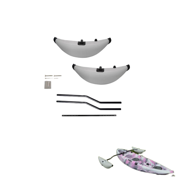 China Factory 1 Person Inflatable Kayak Stabilizer Accessories PVC Material Increased Stability Fits Most Models River Usage