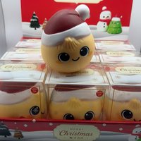 Jouet géant anti-stress en forme d'aubergine en TPR, vente en gros, jouet sensoriel géant de Noël en TPR, Squishy Fidget