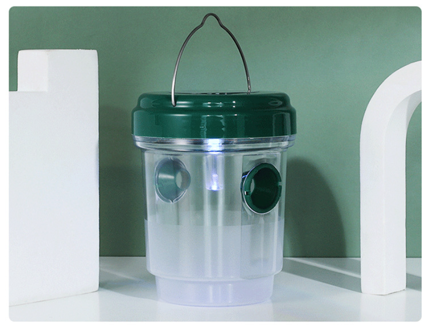 1W Verde con luz solar LED