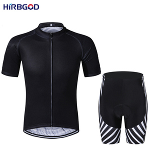 HIRBGOD – maillot de cyclisme pour hommes, couleur unie, chemises de cyclisme sur <span class=keywords><strong>route</strong></span>, Chamois rembourré, vélo, cuissard, <span class=keywords><strong>tenue</strong></span> - Product Image 2