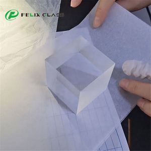 Prisme cube de séparation de faisceau optique FELIX en verre K9, rapport 50:50, avec revêtement antireflet - Product Image 2