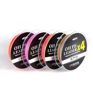 Yudeli 100m Braided 4 Strands PE Super Strong Fishing Line Hot Selling Durable And Reliable Floating Line For River Fishing