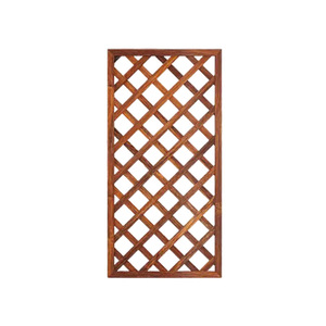 Valla de madera anticorrosión, valla para patio exterior, separador de balcón, barandilla de terraza con lamas, valla de pared, valla de malla para jardín - Product Image 2