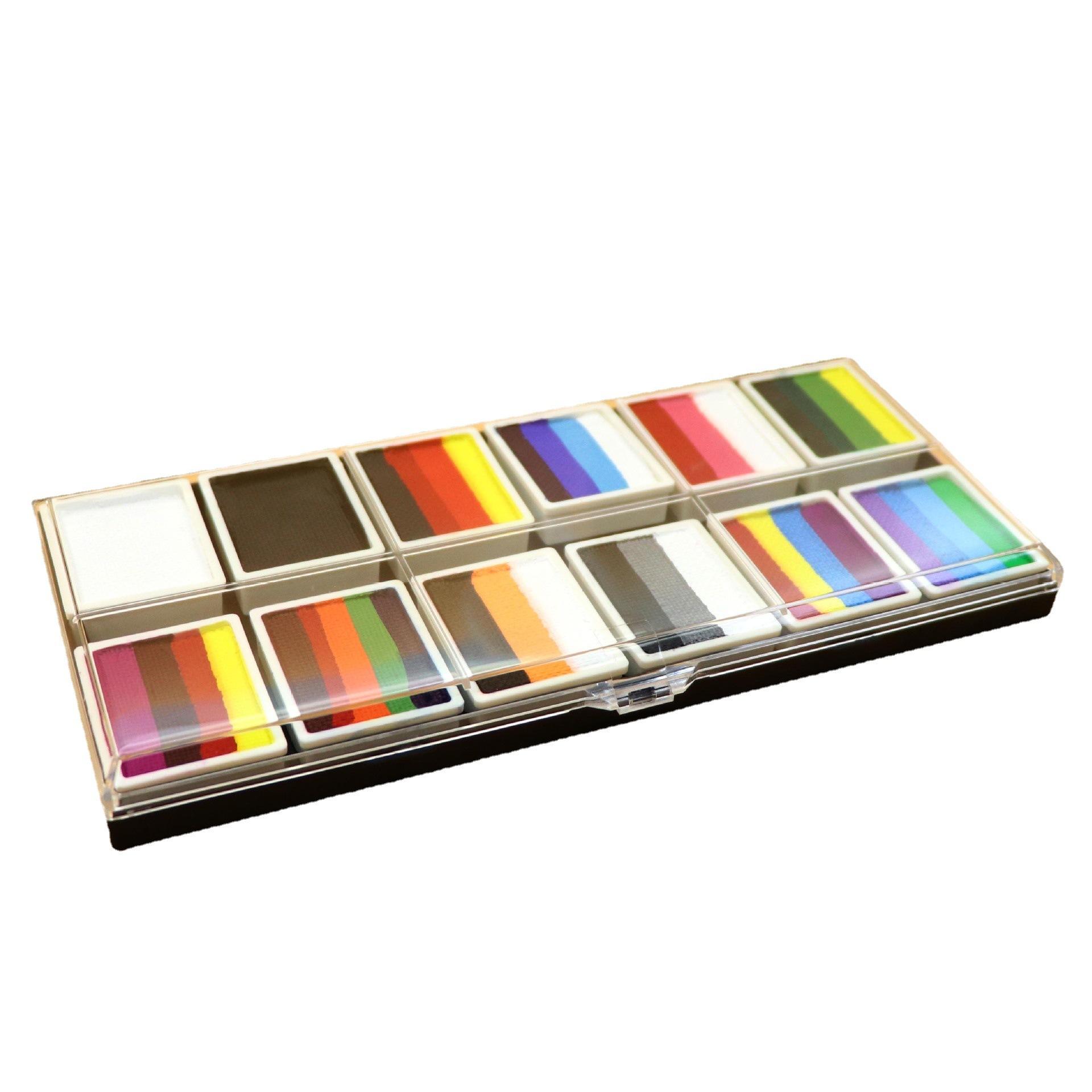 สี่เหลี่ยม-12สีรุ้ง