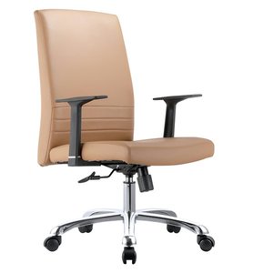 Chaise de bureau en cuir moderne et confortable 36019-B206 - Product Image 4
