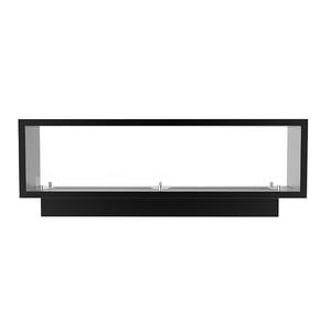 1800Mm Hai Mặt Được Xây Dựng Trong Điện Bio Flame TV Đứng Treo Tường Lò Sưởi - Product Image 3