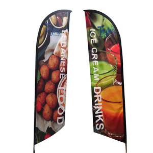 Cờ Bãi Biển Tùy Chỉnh, Cờ Lông Vũ Quảng Cáo Theo Yêu Cầu Bay Nơ Và Cờ Bãi Biển Bali, In Biểu Ngữ Mềm - Product Image 5