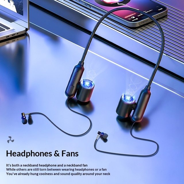 Smart Wearable Headset Wireless Neckband Headphones Studio Music Earphones Headphones Wireless Sports Earphones & Headphones