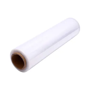 High Quality 8mic-12mic Thickness LLDPE Plastic Stretch Film Soft And Moisture Proof For Household Products Casting Processing